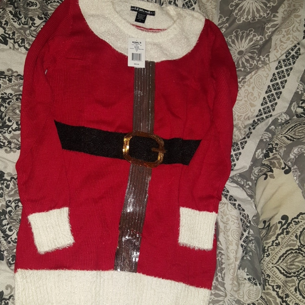 Christmas sweater dress